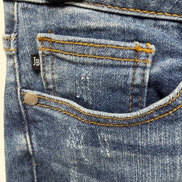 Judy Blue Distressed Relaxed Fit Denim Blue Jeans Size 28 | Casual + Comfy - Picture 3 of 8